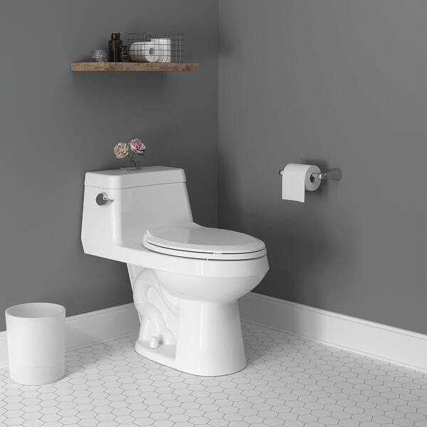 Shop American Standard 2961a104sc Colony 1 28 Gpf One Piece Elongated Chair White Overstock 30138083