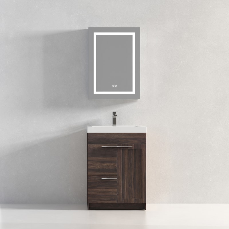 Freestanding Bathroom Vanity with Topmount Sink
