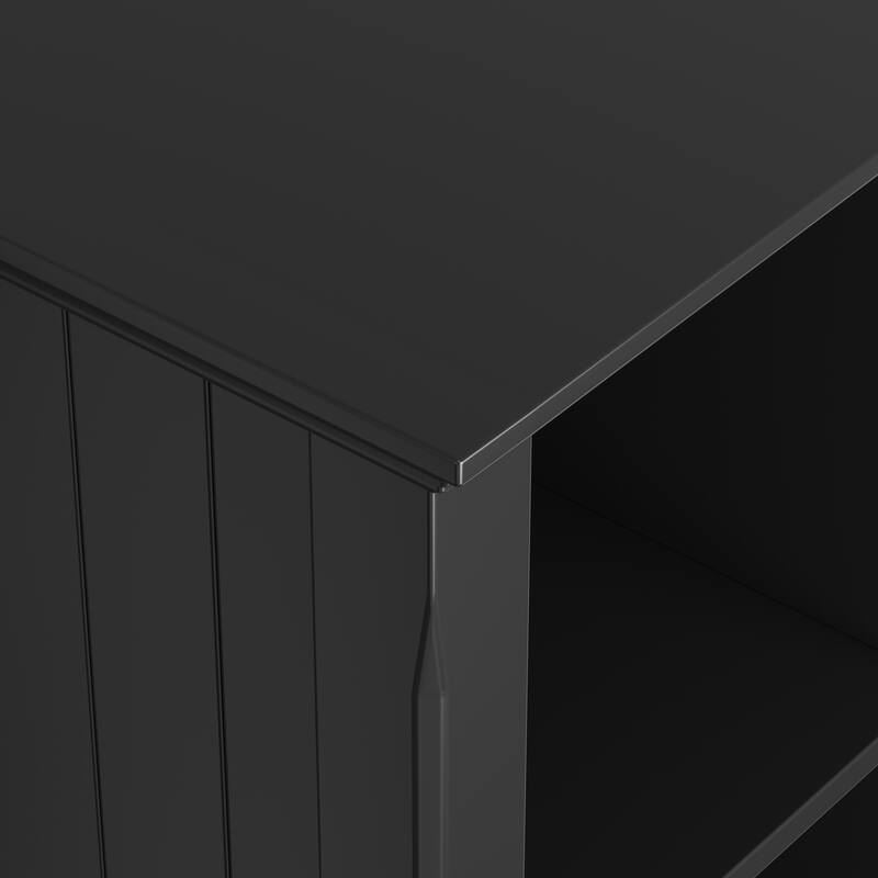 WYNDENHALL Normandy SOLID WOOD 48 inch x 57 inch Transitional 12 Cube Storage - 57"w x 15.75"d x 48"h