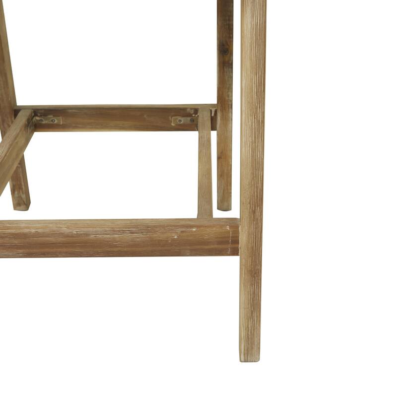 Dark Grey Wood Contemporary Outdoor Sofa or Chair