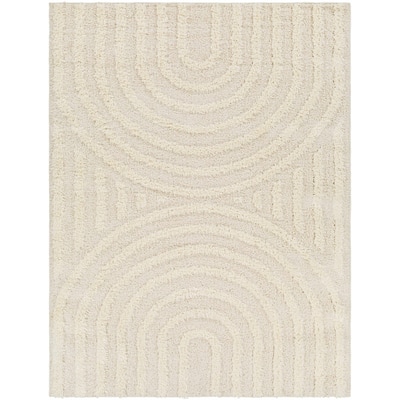 Hauteloom Arnel Living Room, Bedroom Area Rug - Beige - 2' x 3'