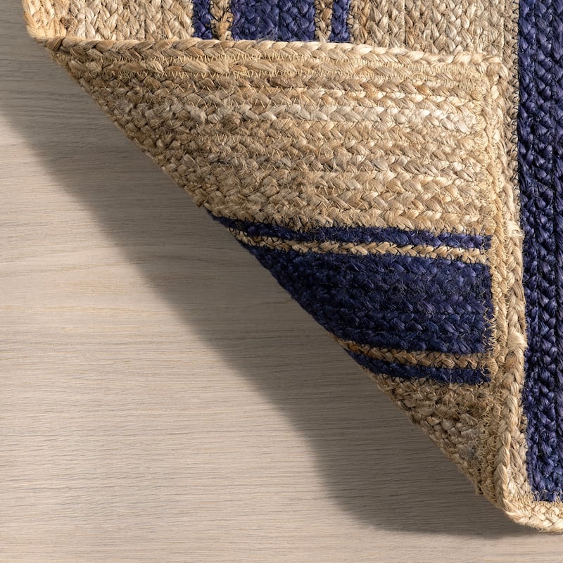 Calathea Striped Jute Area Rug