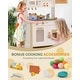 preview thumbnail 6 of 5, White Kids Play Kitchen, Wooden Kitchen Playset for Kids Ages 3+, Toys Kitchen Small Pretend Play Kitchen for Toddlers