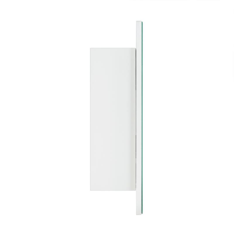 TEHOME Frameless Rectangle Recess & Surface Mount Cabinet with Mirror for Bathroom