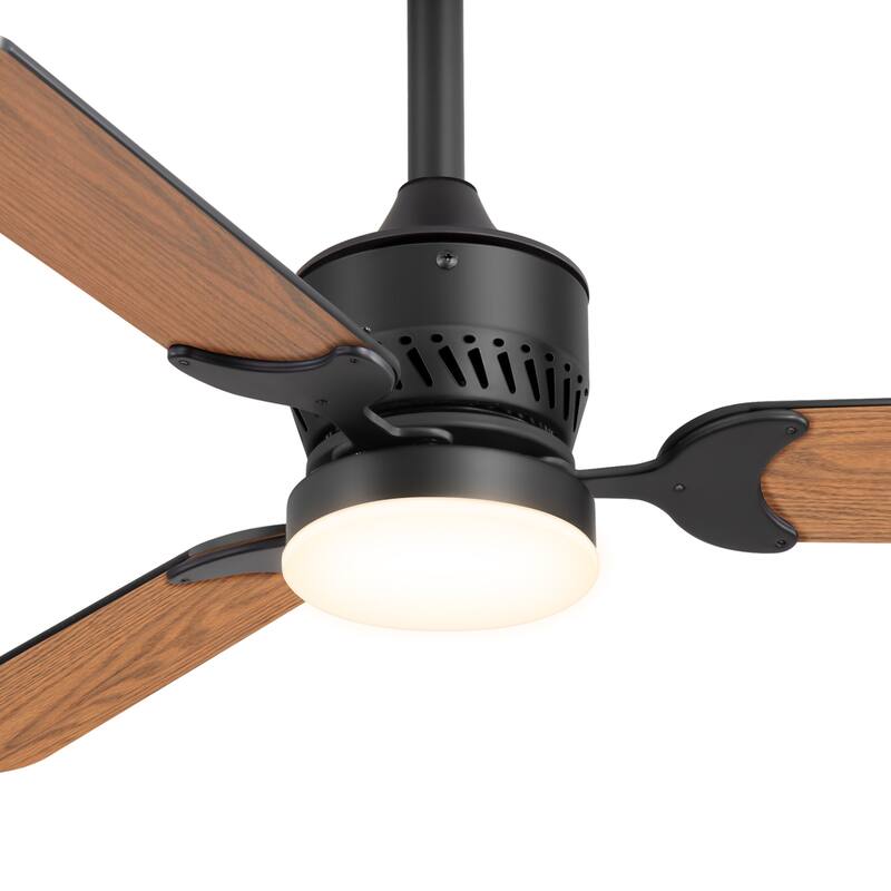 1/2 Set 42-in Integrated Ceiling Fan with LED Light and Remote(3 Reversible Blades）