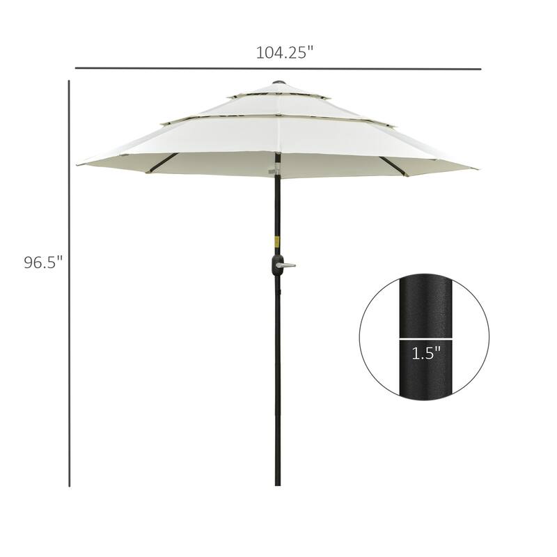 Versatile Outdoor Umbrella with Advanced Features for Ultimate Shade Experience