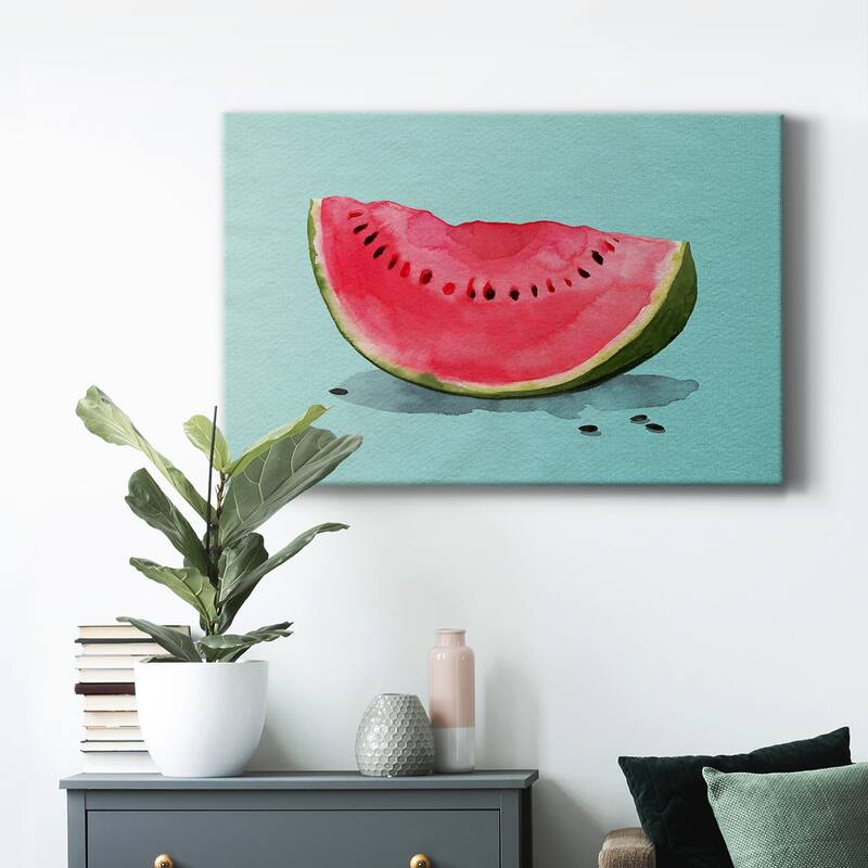 Summer Watermelon I Premium Gallery Wrapped Canvas - Ready to Hang