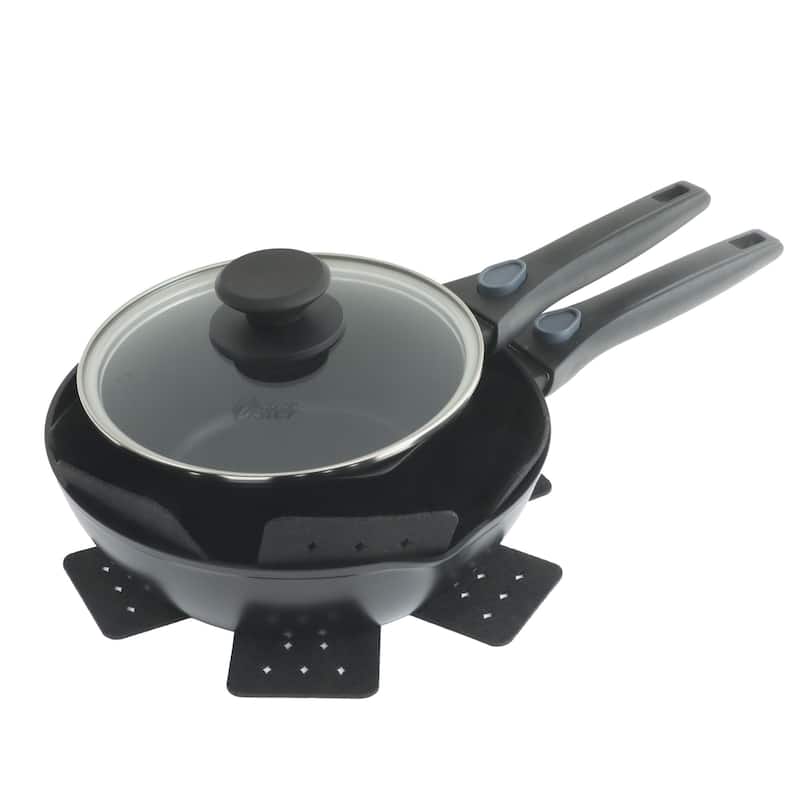 Oster SmartHandle Advance 13-Piece or 18-Piece Nonstick Cookware Set With Utensils & Pan Protectors