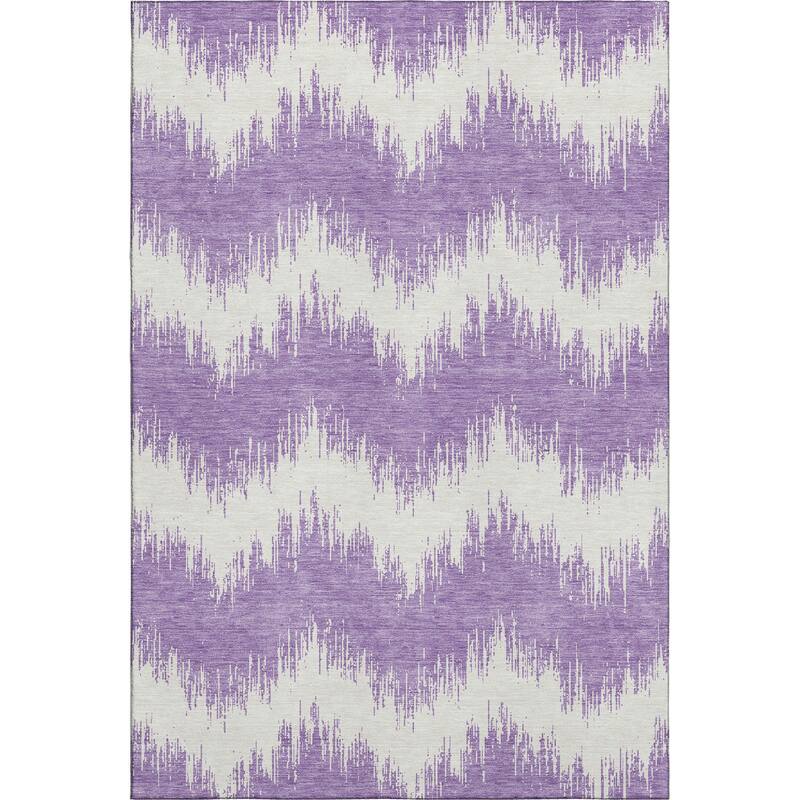 Premium Washable Super Soft Farmhouse Chevron Mayfield Rug