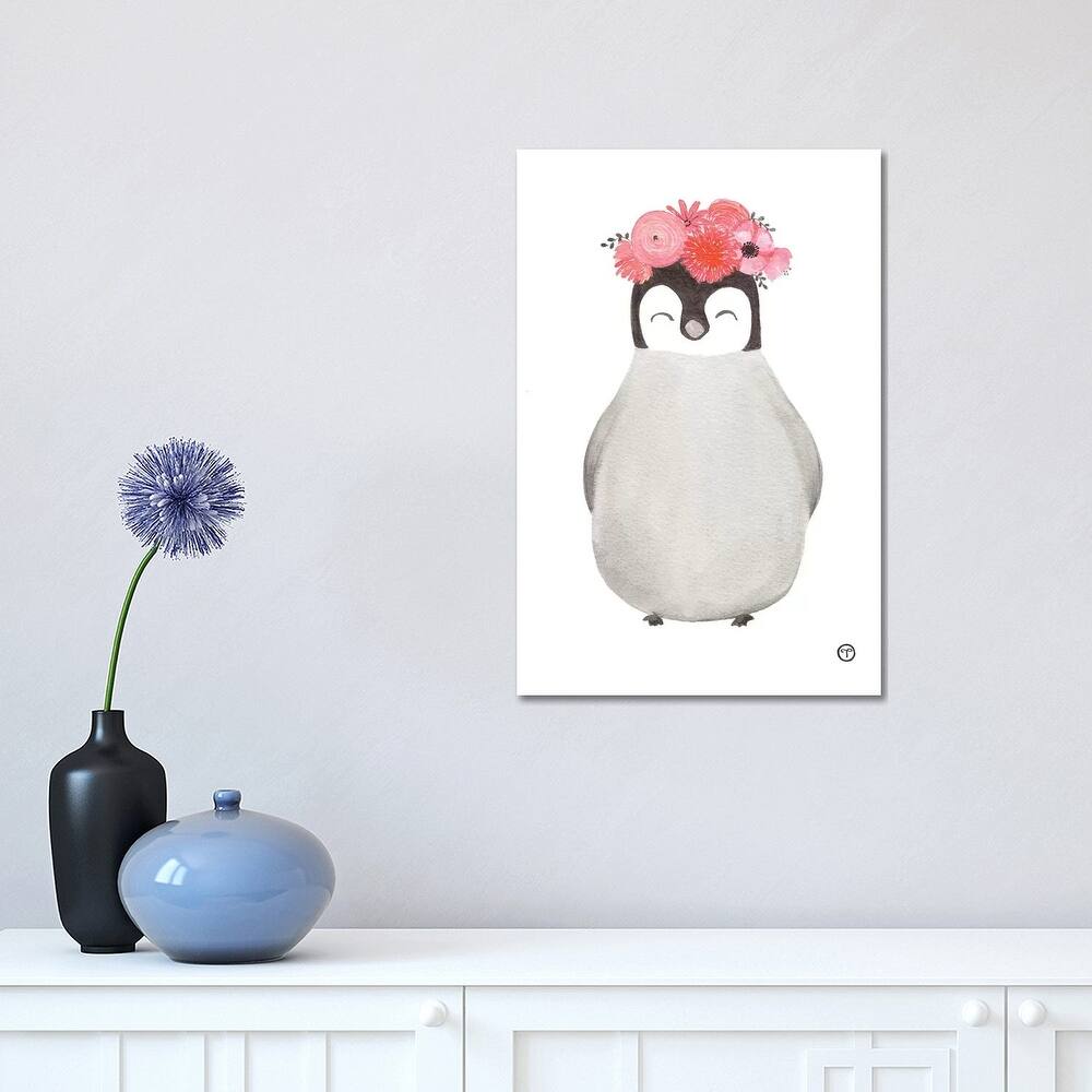 iCanvas "Penguin Paper" by CreatingTaryn Canvas Print