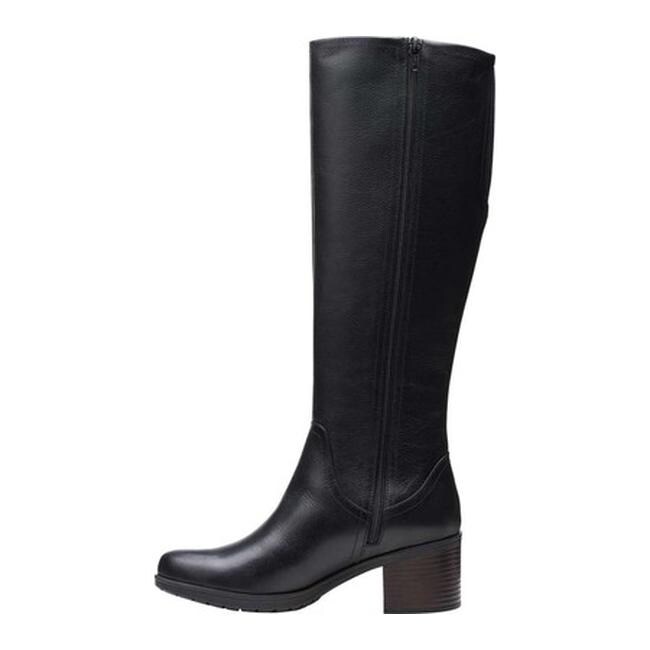 clarks wide leg knee high boots