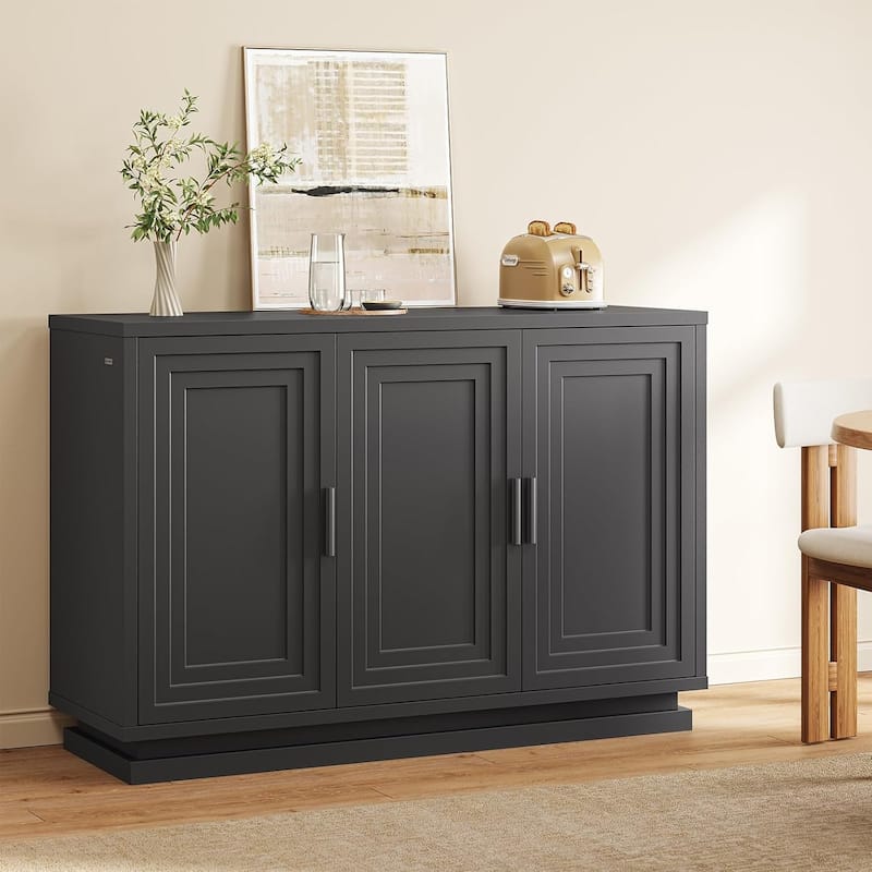 Buffet Sideboard Cabinet with Storage Doors Adjustable Shelves
