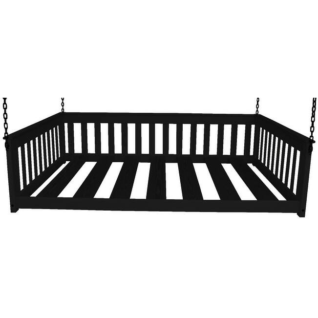 Pine Full Mission Hanging Daybed with Chain