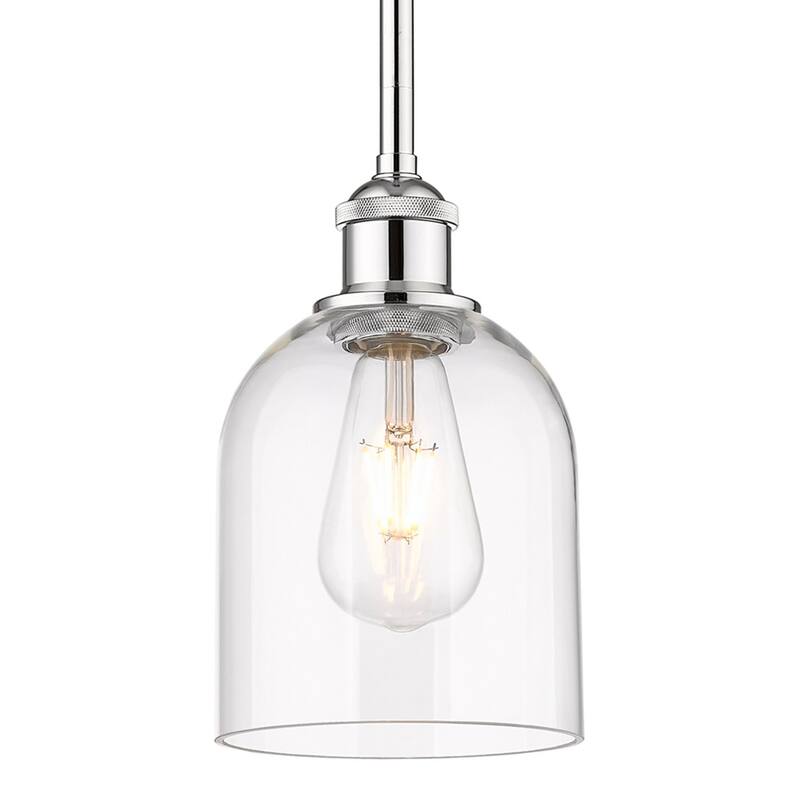 Innovations Lighting 616-1S 9 6 Bella Pendant Bella 6" Wide Mini - Polished Chrome / Clear