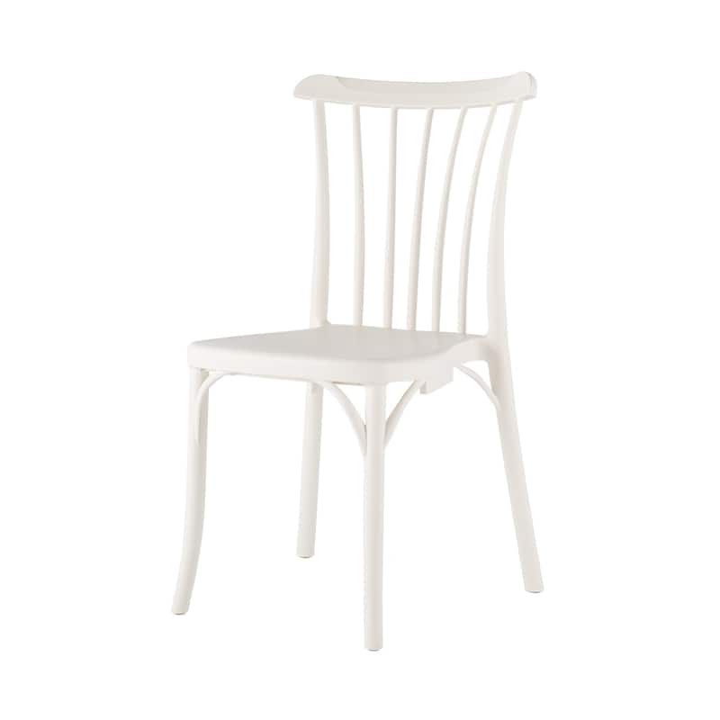 Rio Resin Stackable Dining Chair, Set of 2 - White