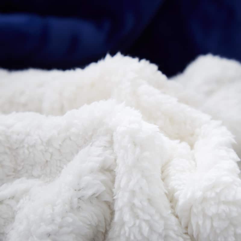 Sherpa Blanket - Fluffy & Soft Plush Bed Blanket - Hypoallergenic - Reversible - Lightweight