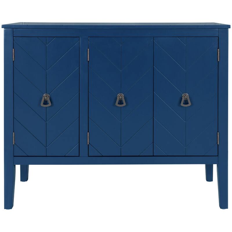 37" Vintage Style Kitchen Accent Buffet Sideboard Cabinet