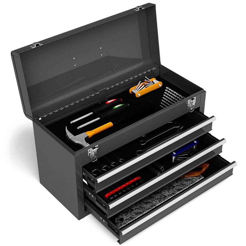 Costway Portable Tool Chest Box Storage Cabinet Garage Mechanic
