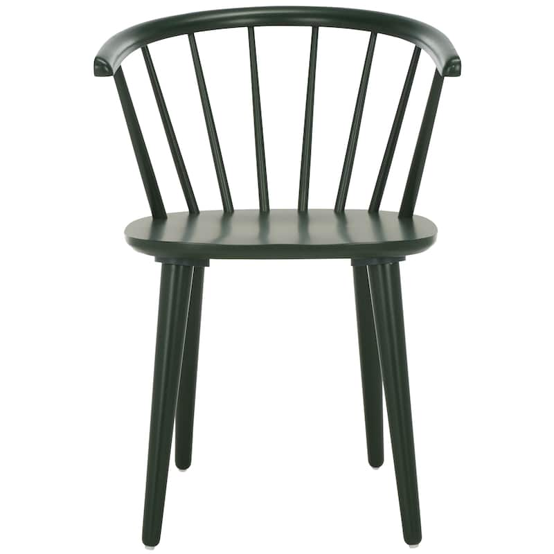 SAFAVIEH Home Blanchard 18-inch Curved Spindle Side Chair [SET of 2] - 21"W x 21"D x 30"H