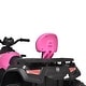 preview thumbnail 30 of 93, Powerful 24V Electric ATV for Big Kids, 2-Seater 4WD 4 Wheeler with LED Lights, Shock Absorbers & Bluetooth Music