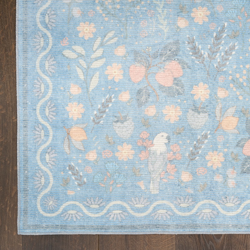 Nourison Botanical Washables Indoor only Chic Floral Area Rug