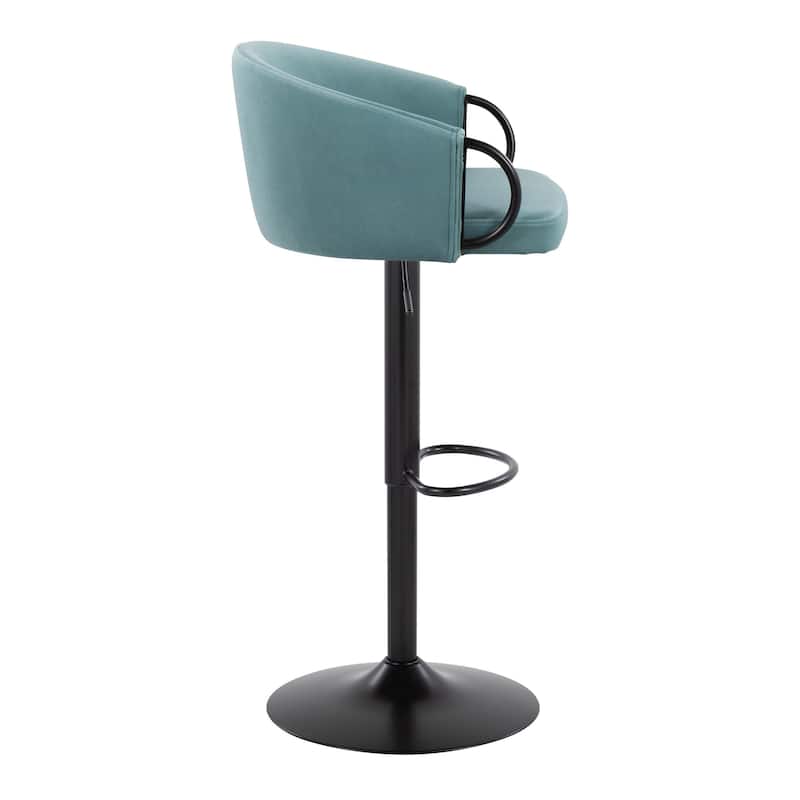 Silver Orchid Battista Adjustable Bar Stool (Set of 2)