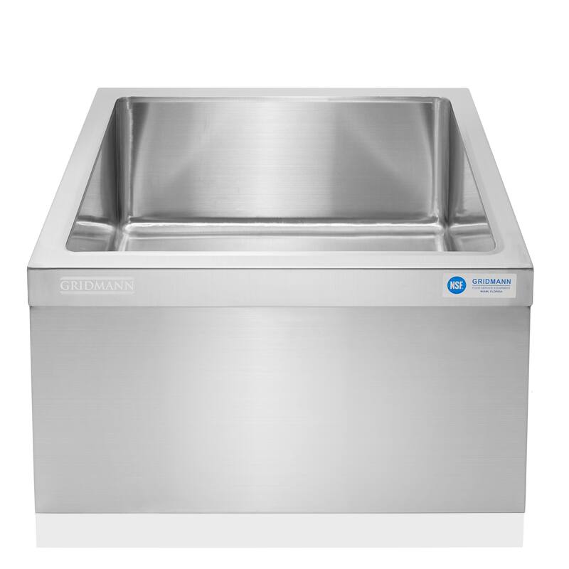 Stainless Steel Floor Mop Sinks NSF Certified