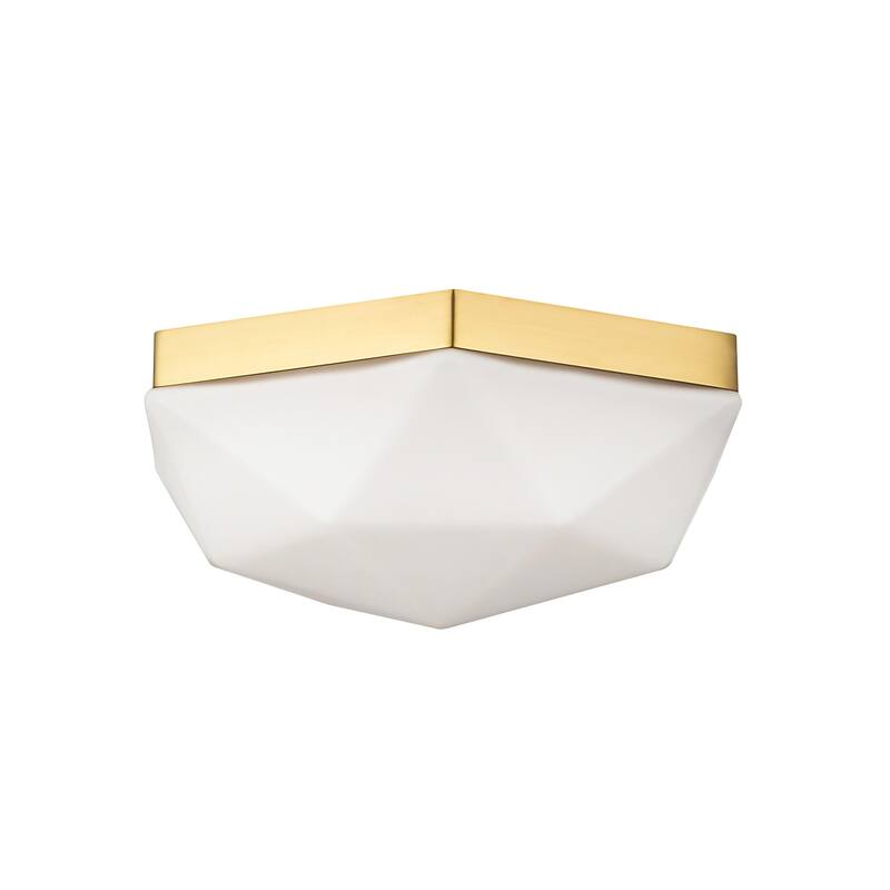 Alora Lighting FM424512 Krysta 2 Light 11" Wide Flush Mount Bowl
