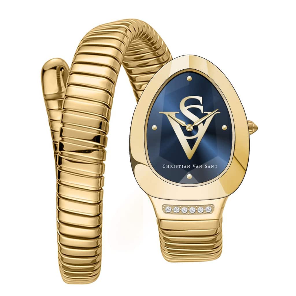 Christian Van Sant Women's Naga Blue Dial Watch - CV0872 - 6 (36)