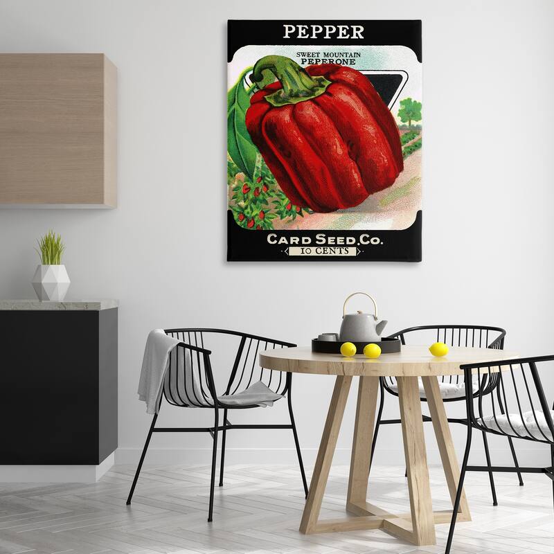 Stupell Vintage Garden Peppers Canvas Wall Art Design By Lil' Rue