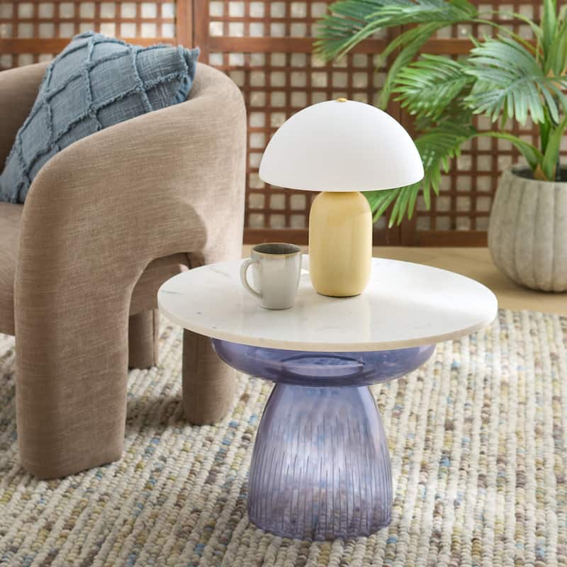 SAFAVIEH Home Avony Side Table - 24"W x 24"D x 16"H