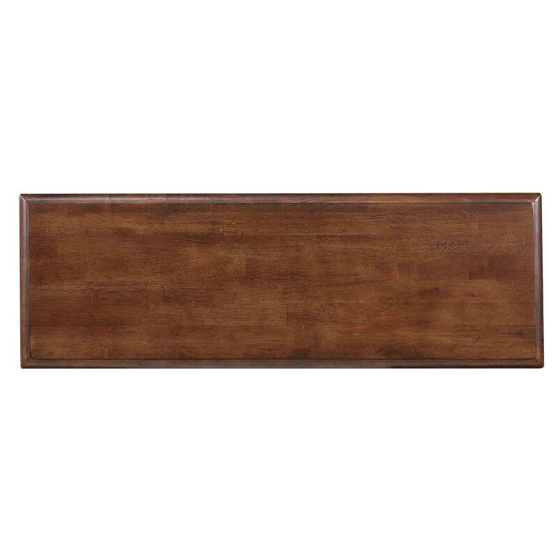 Distressed Wooden Dining Bench - 42" - Brown