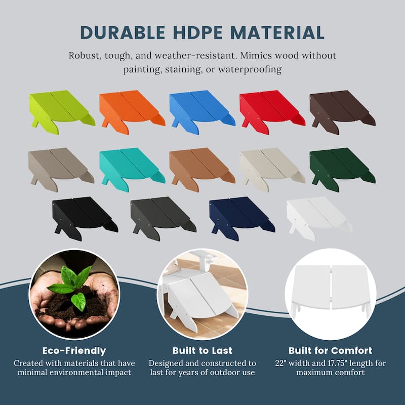 Coastin Modern Poly Ottoman