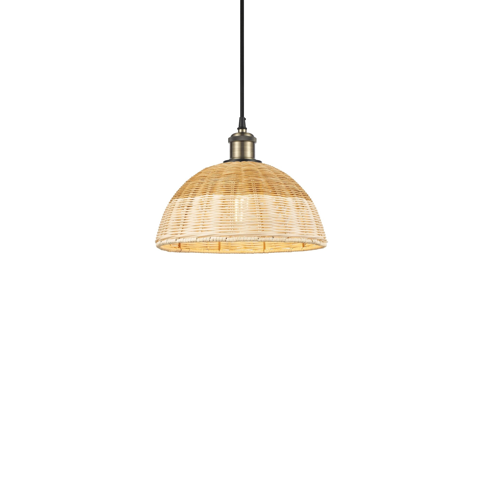 Innovations Lighting 516-1P-9-12 Bristol Natural II Pendant Bristol
