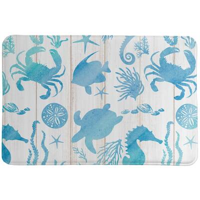 Coastal Critters Memory Foam Rug