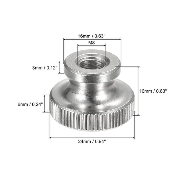 Uxcell M6x20mm Knurled Thumb Screws, 304 Stainless Steel Flat Head Thumb Screws Metric Diamond Knurled Head Bolts Grip Knobs Hand Tighten Thread Faste Uxcell M6x20mm Knurled Thumb Screws, 304 Stainless Steel Flat Head Thumb Screws Metric Diamond Knurled Head Bolts Grip Knobs Hand Tighten Thread Faste