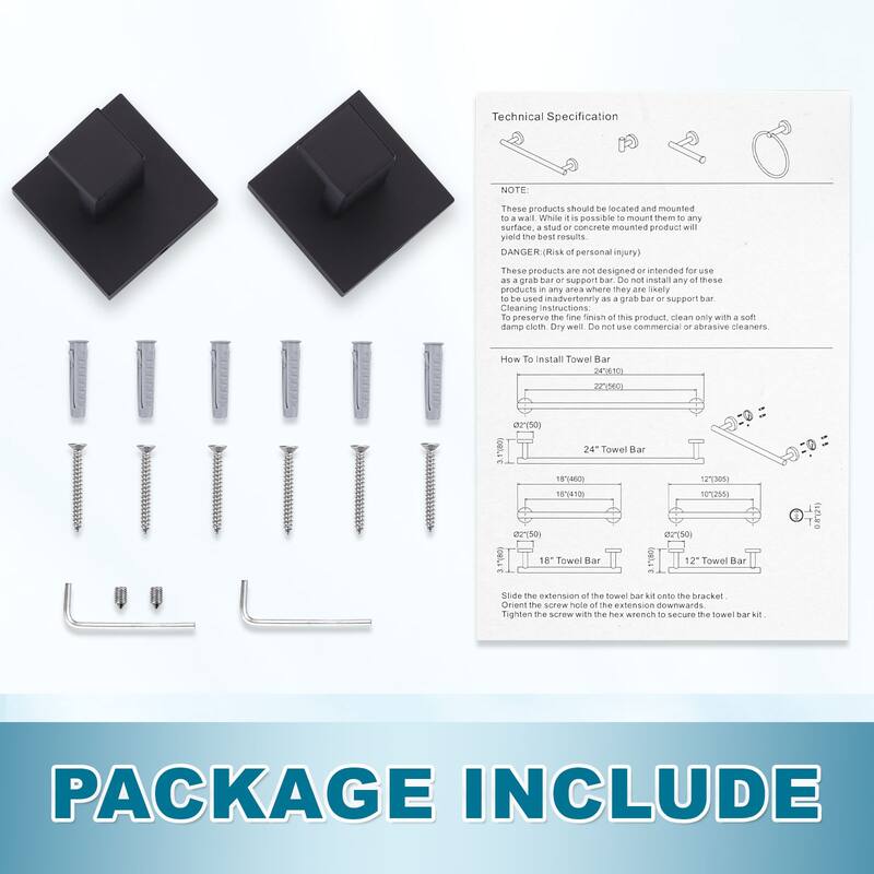 WOWOW J-Hook Wall Mount Robe/Towel Hook 2PCS