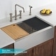 preview thumbnail 10 of 165, Kraus Urbix Industrial Solid Brass Kitchen Faucet