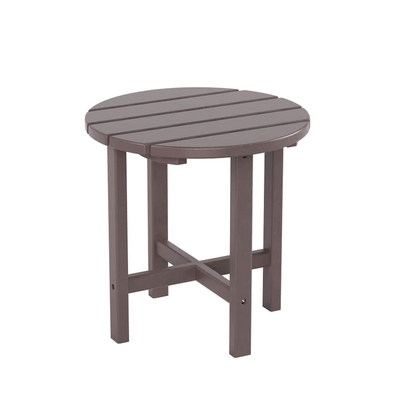 Laguna Hdpe All Weather Outdoor Patio Rocking Chair With Side Table (2-Piece Set)