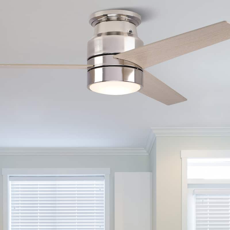 CARRO Aurora 52" 3-Blade Indoor Smart Ceiling Fan with Light and Wall Control
