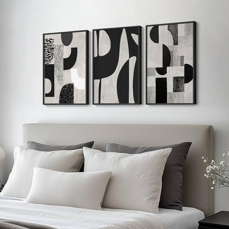 Modern Minimalist Geometric Canvas Art Work Prints Painting Decoration