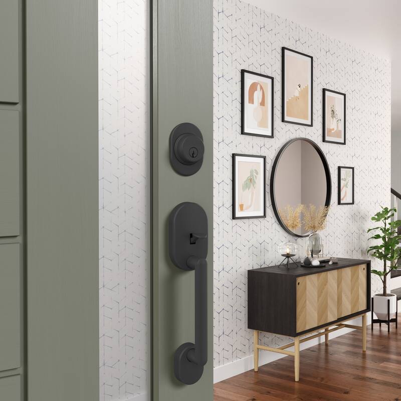 Schlage FE285-RMN-DAV-RMN Remsen Sectional Lower Half Handleset with