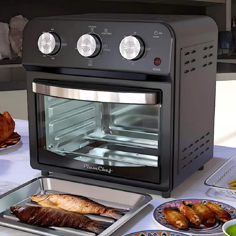 12.5 Quart Air Fryer Convection Toaster Oven, 1500W, 4 Cooking Modes, 7-in-1 Multifunction