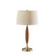 preview thumbnail 3 of 2, Pinn Table Lamp Antique Brass