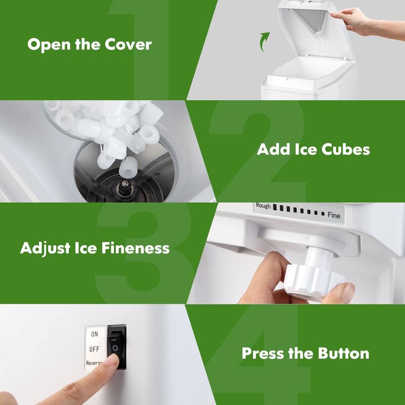 460W Snow Cone Maker Machine Shaver Adjustable