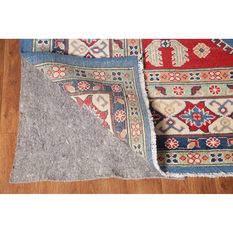 Blue Kazak Oriental Area Rug Wool Carpet - 8'2" x 11'9"