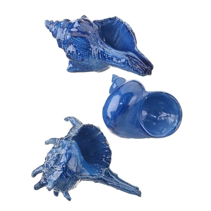 Resin 'Ceramic' Shell 5-5.5" Set of 3 - 5.5"