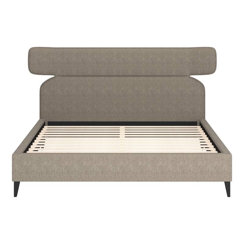 Dusa King Bed Olive Brown