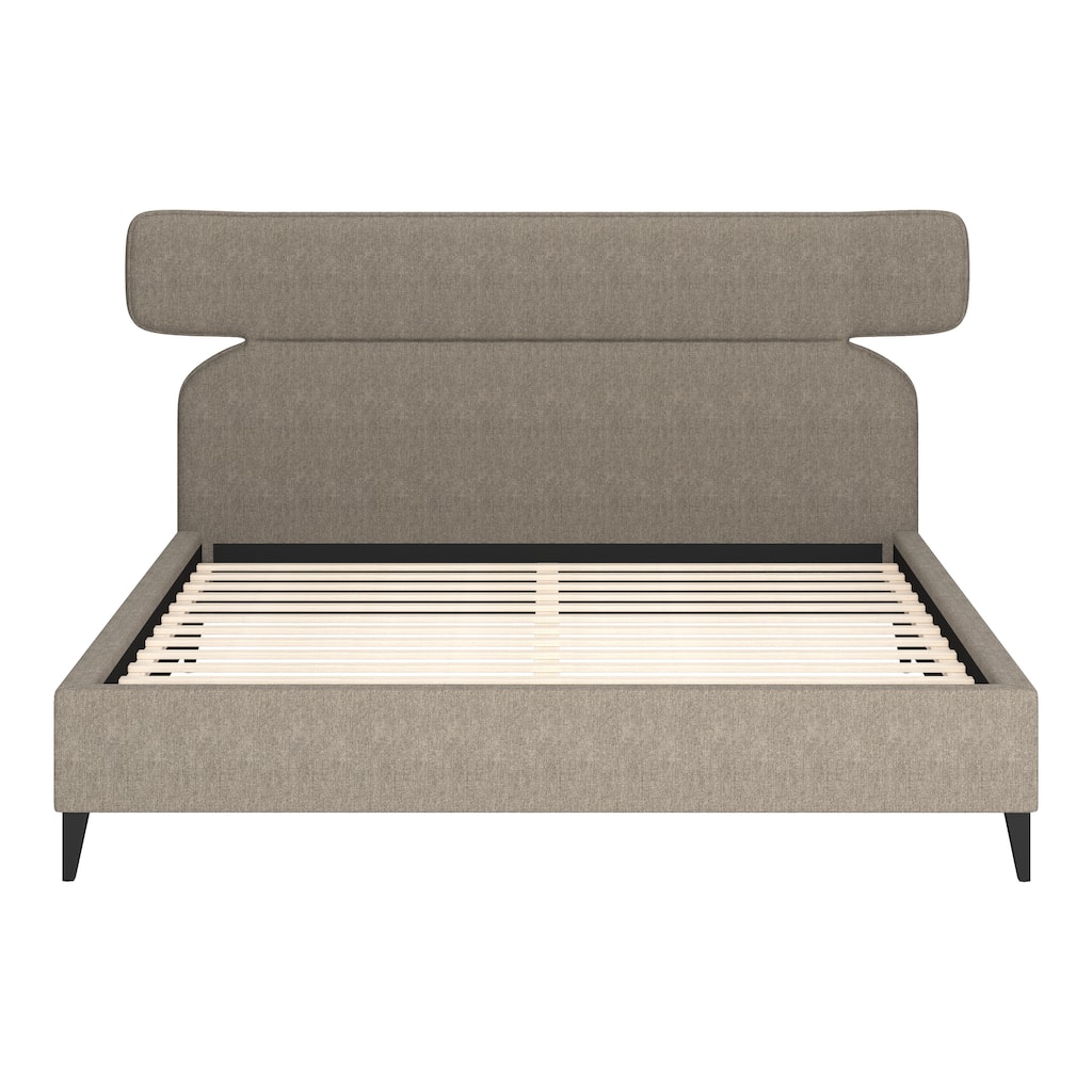 Dusa King Bed Olive Brown