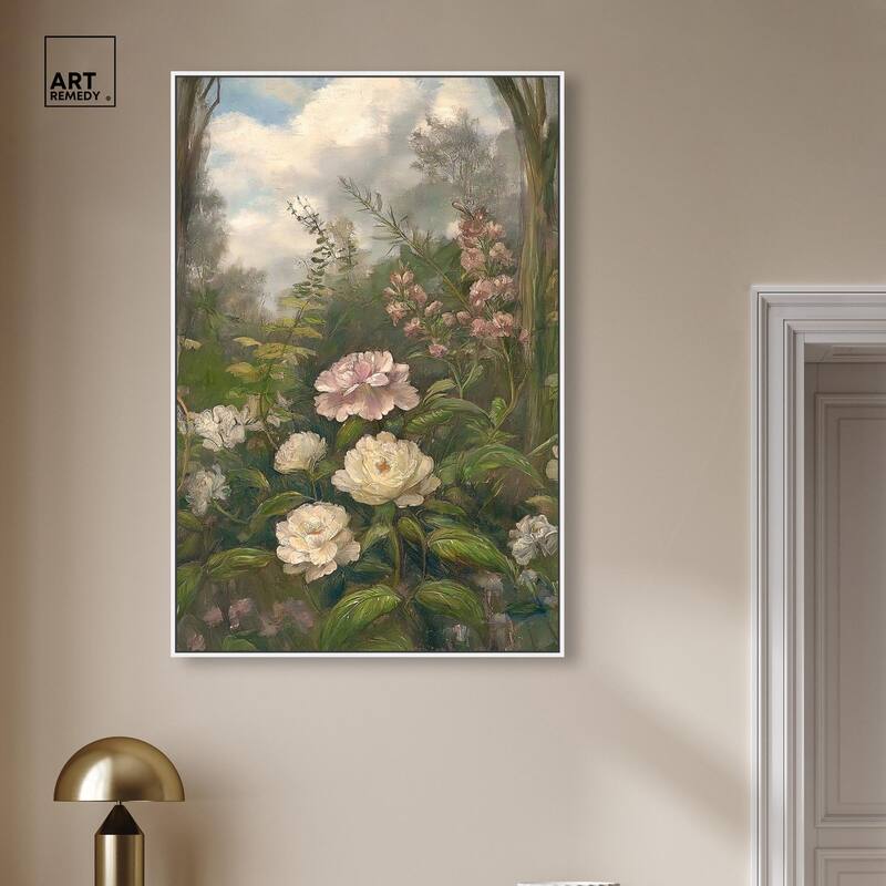 Woodland Bloom Canvas by Art Remedy
